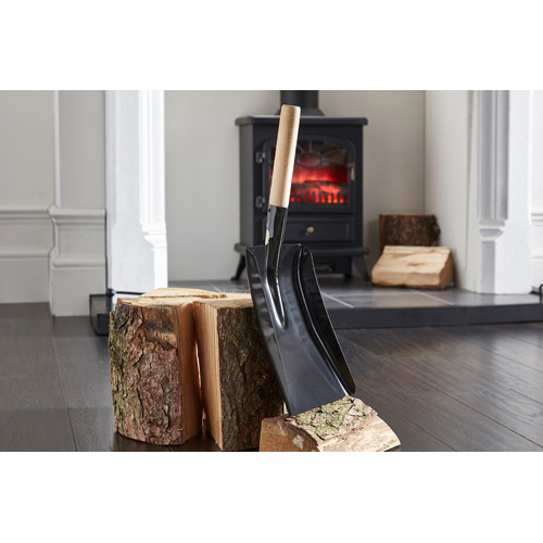 Wood Handle Coal Shovel 9in