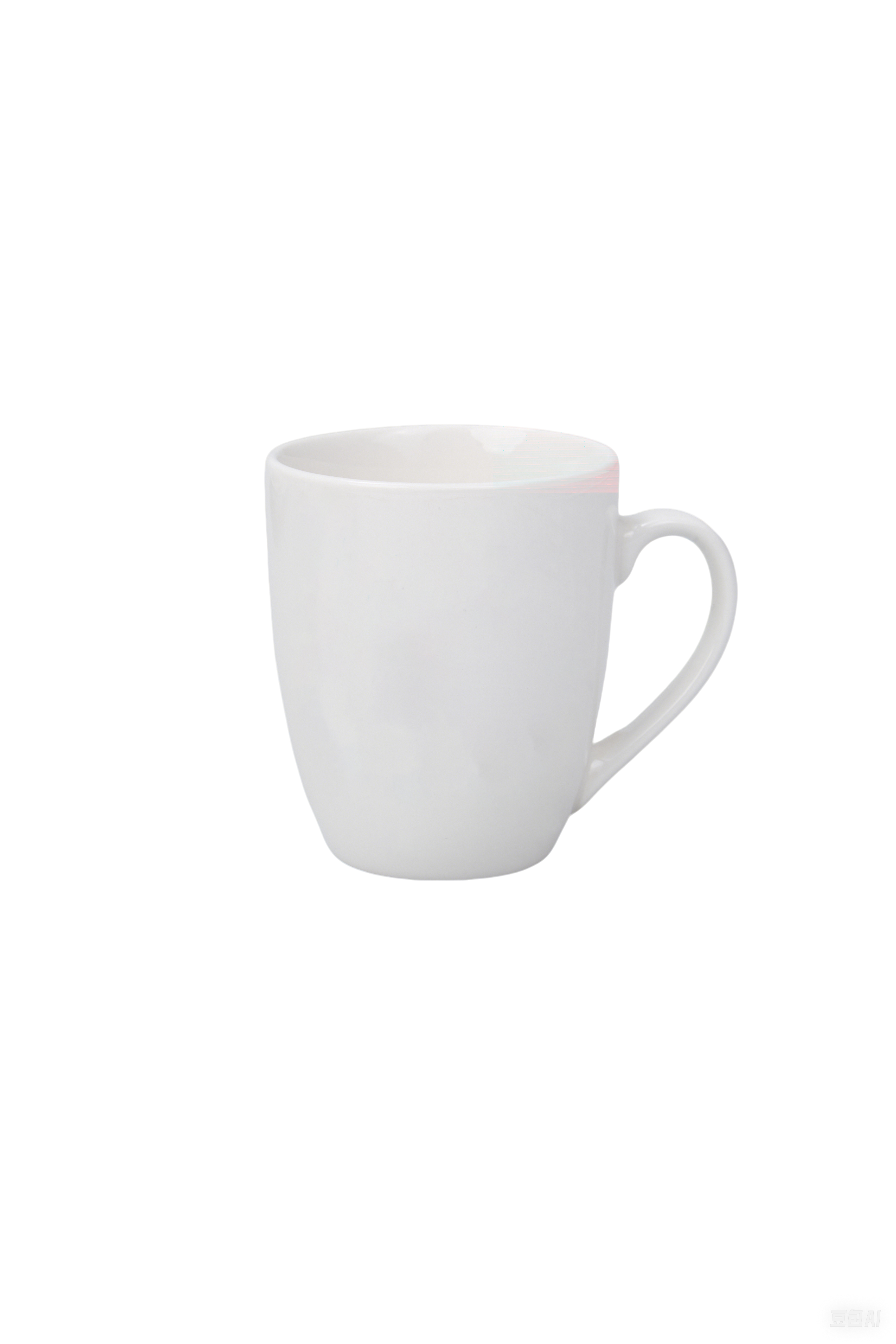 12oz Porcelain Mug coupe shape 