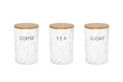 Tea Coffee Sugar Ceramic Canisters