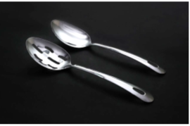 Set Of Solid Spoon + Slotted Spoon