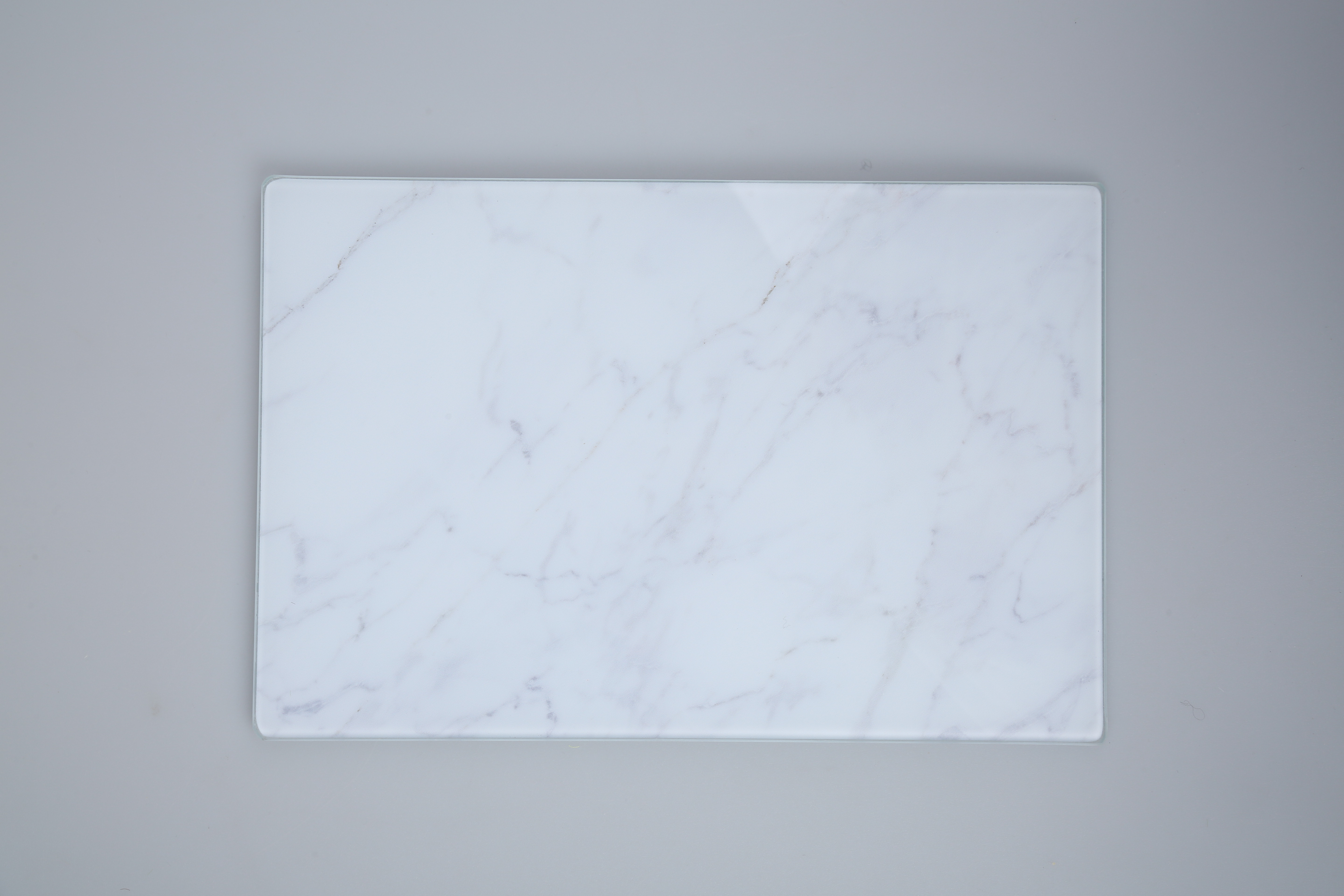 Small Glass Chopping Board Marble Design