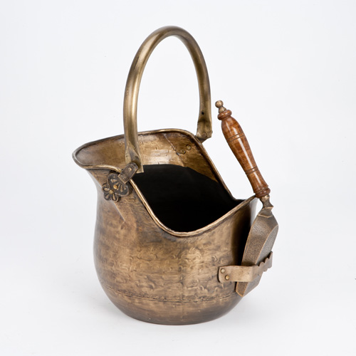 Inglenook Coal Bucket and Shovel Brass