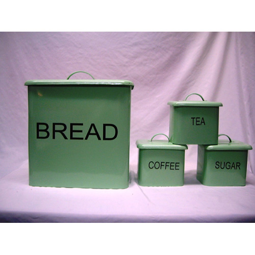 Bread Bin and Canister Set