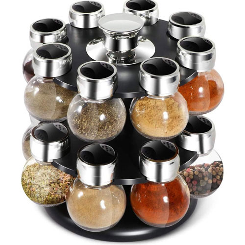 16 Jar Rotating Spice Rack