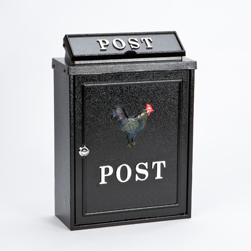Cockerel Wall Mounted Post Box