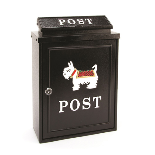 Scotty Dog Wall Mounted Post Box