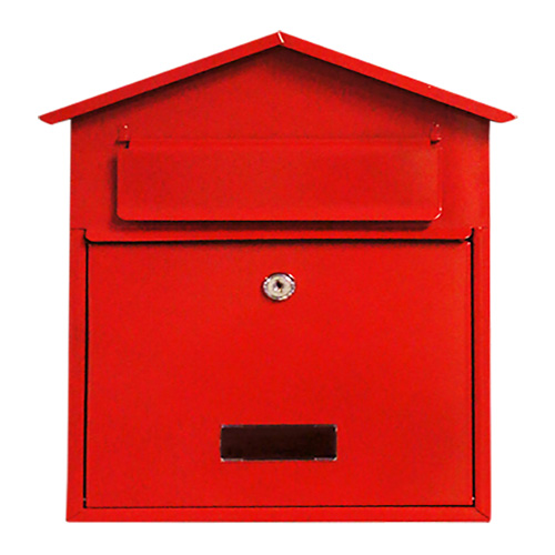 Red Chester Wall Mounted Post Box 