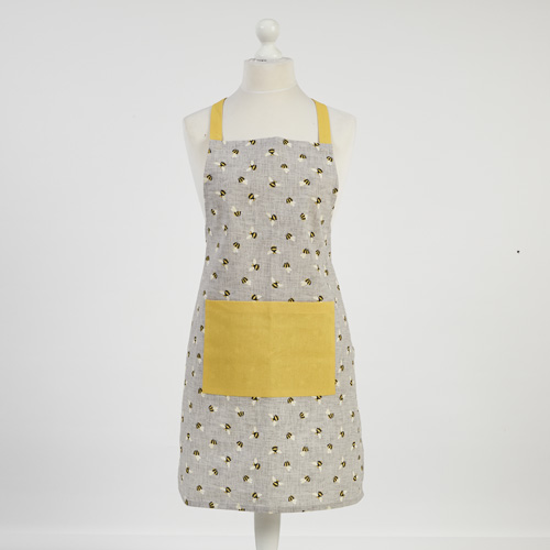 Bee Print Cooking Apron