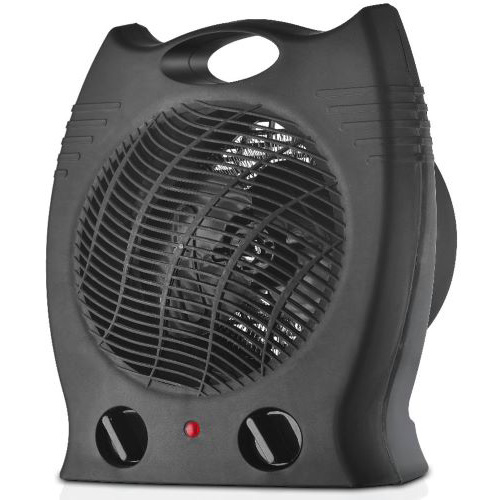 Black Fan Heater - Main Image