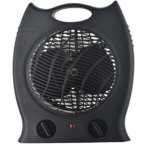 Portable Fan Heater - Black - Main Image